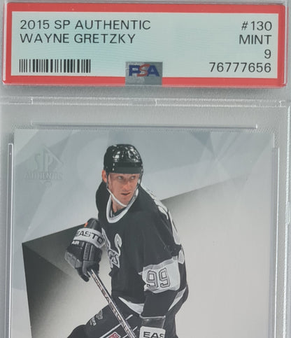 Wayne Gretzky - 2015 Upperdeck - SP Authentic #130 Mint PSA 9 - Kings Legends NHL