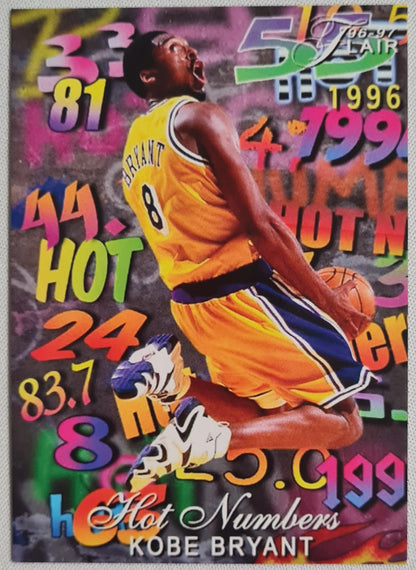 Kobe Bryant - 1996 Flair "HOT NUMBERS" Limited Edition to 8