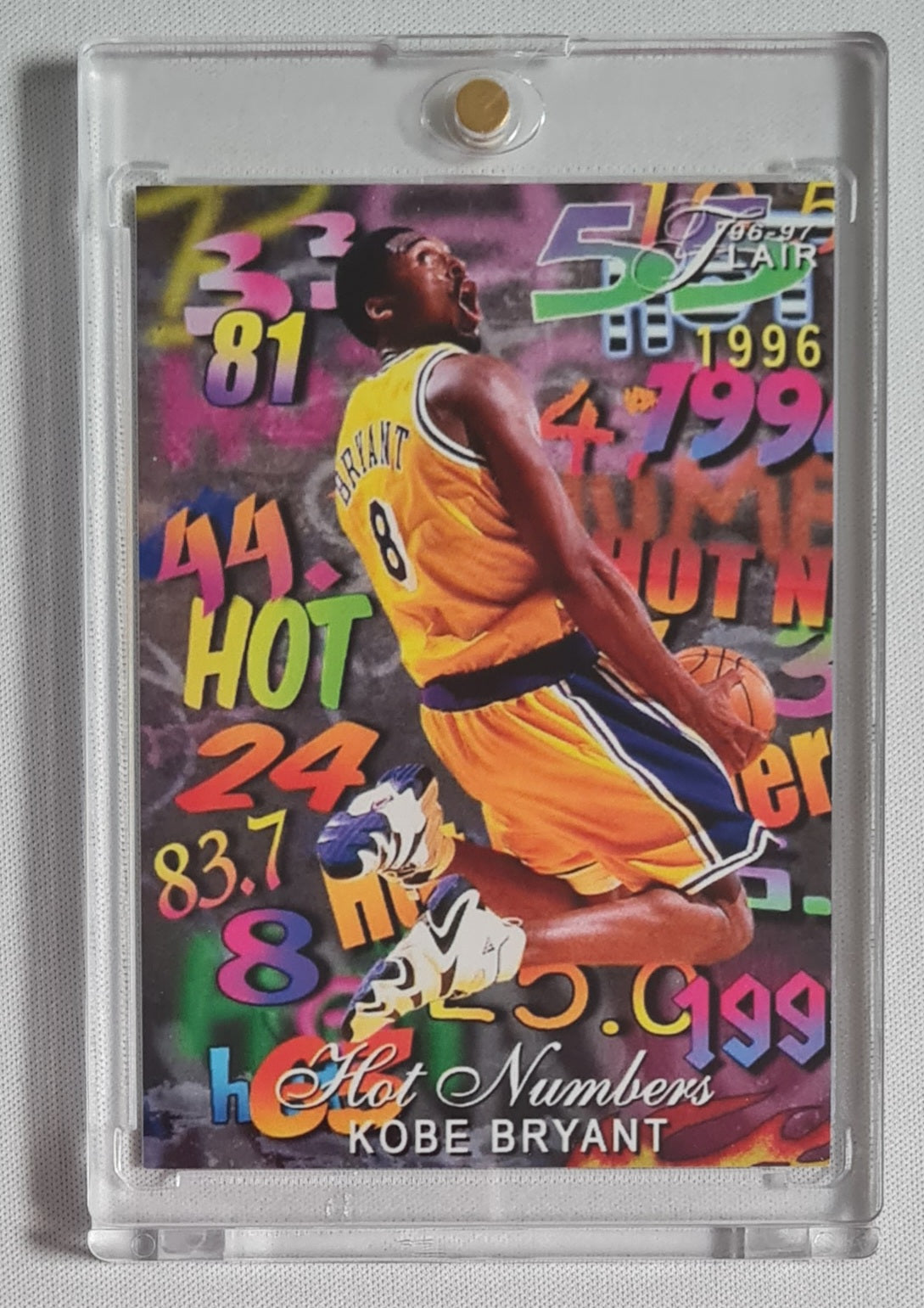 Kobe Bryant - 1996 Flair "HOT NUMBERS" Limited Edition to 8