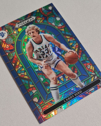 Larry Bird - 2022 Panini Prizm Draft Picks STAINED GLASS - RARE CASE HIT