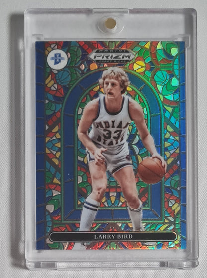 Larry Bird - 2022 Panini Prizm Draft Picks STAINED GLASS - RARE CASE HIT