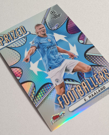 Erling Haaland - 2023 Topps Finest - PRIZED FOOTBALLERS - Man City CL Holo