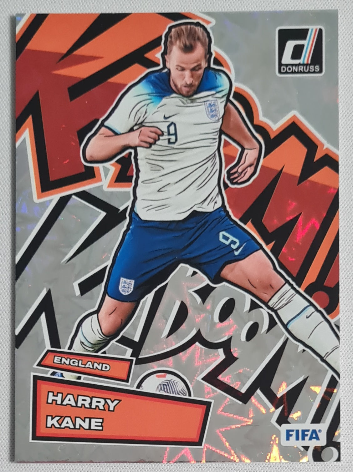 Harry Kane - 2023 Panini Donruss Soccer - England #9 KABOOM CASE HIT !