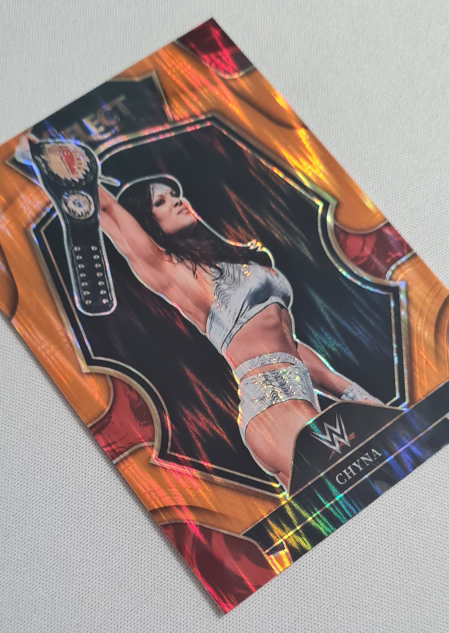 Chyna - 2023 Panini - Select WWE Prizm #188 Orange Flash