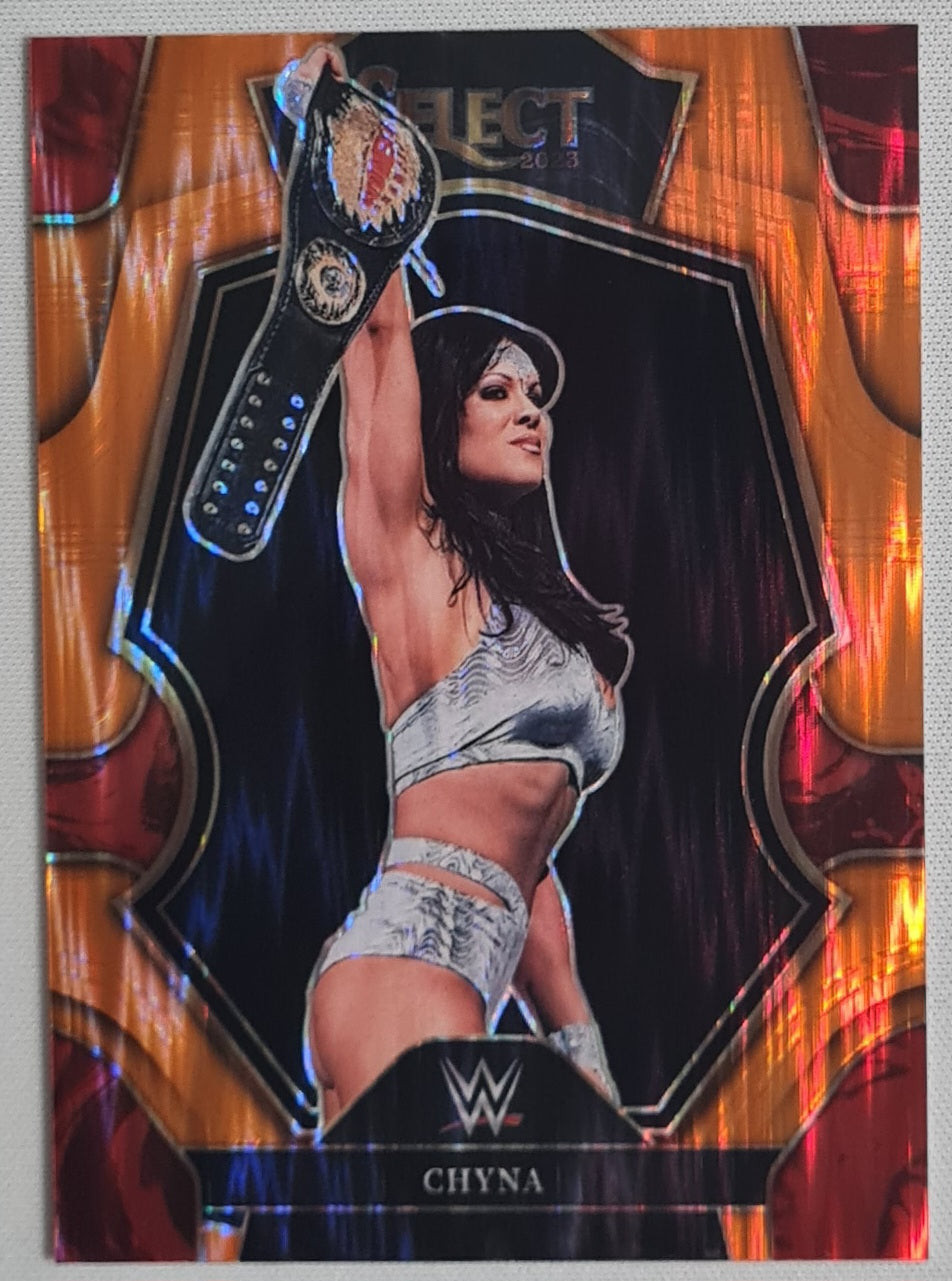 Chyna - 2023 Panini - Select WWE Prizm #188 Orange Flash