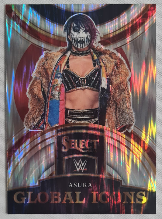 Asuka - 2023 Panini - Select WWE Prizm RAW - #26 Japan - Global Icons Flash Prizm