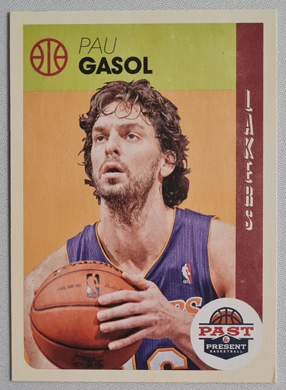 Pau Gasol - 2013 Panini NBA L.A. Lakers Past & Present Basketball #4