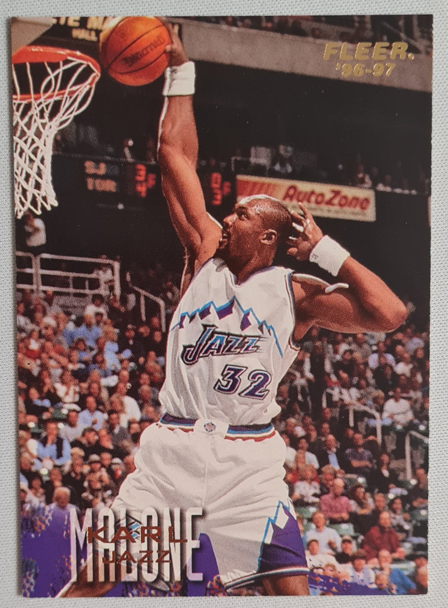 Karl Malone - 1997 Fleer/skybox #289 NBA Basketball UTAH Jazz