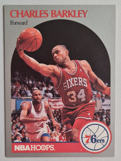 Charles Wade Barkley - 1990 NBA Hoops Basketball #225 Philidelphia 76