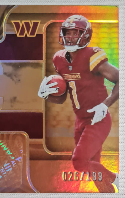 Jahan Dotson - 2022 Panini Gold Standard (RC) Football Washington Commanders #214 Auto/199 Color Match Patch