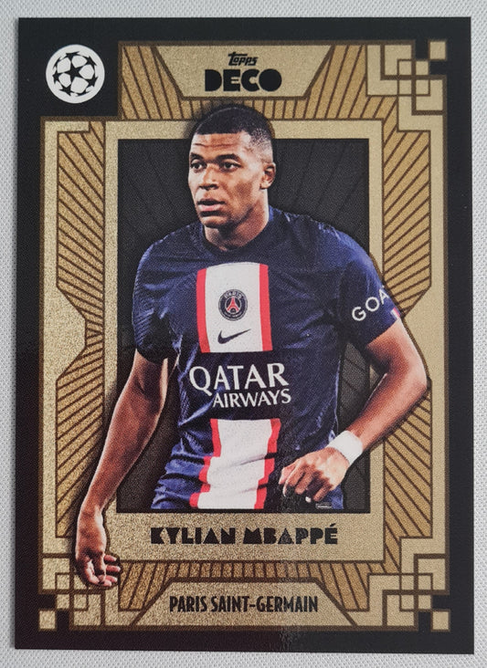Kylian Mbappe - 2022 Topps Deco Paris Saint Germain CL Superstar