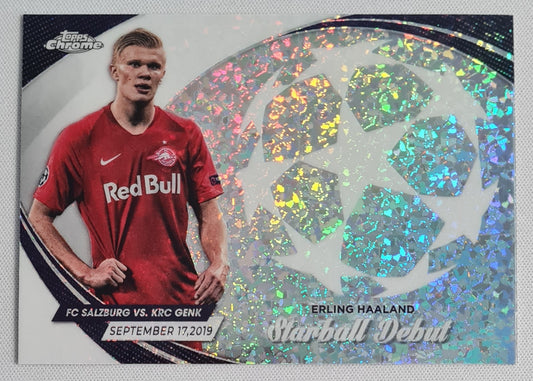 Erling Haaland - 2024 Topps Chrome Starball Debut #SD-3 FC Salzburg  Champions League