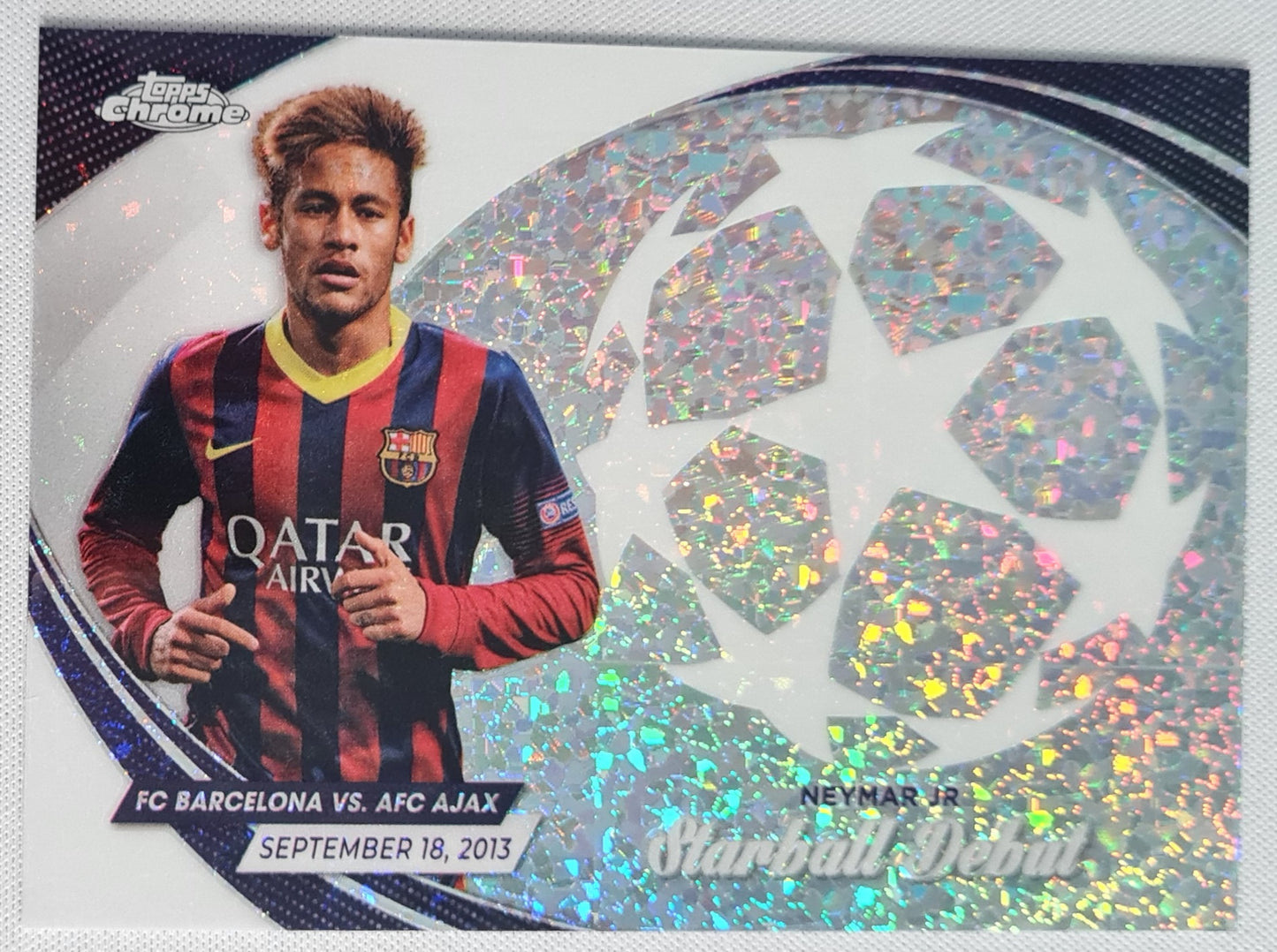 Neymar Jr. - 2024 Topps Chrome Starball Debut #SD-8 FC Barcelona Champions League
