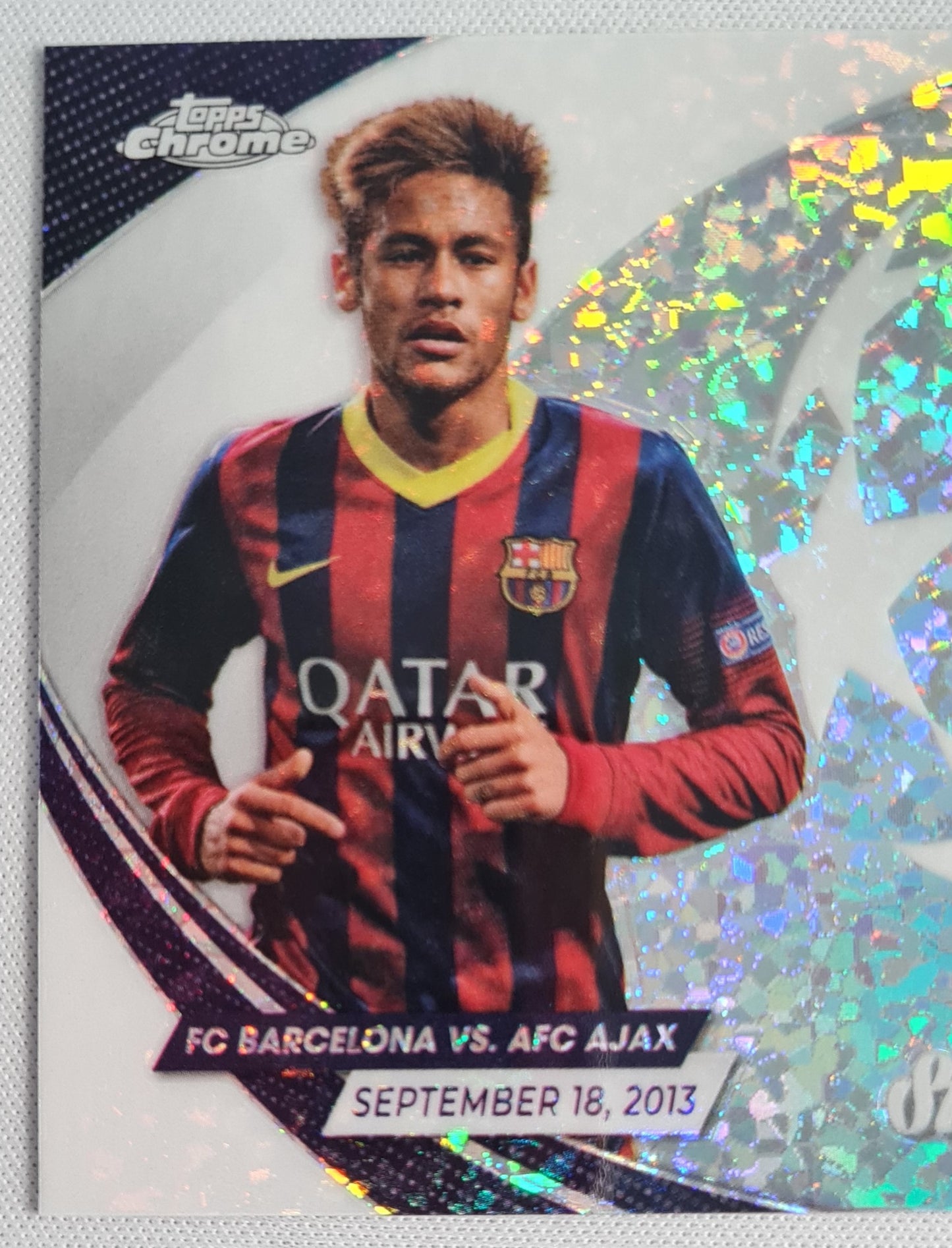 Neymar Jr. - 2024 Topps Chrome Starball Debut #SD-8 FC Barcelona Champions League