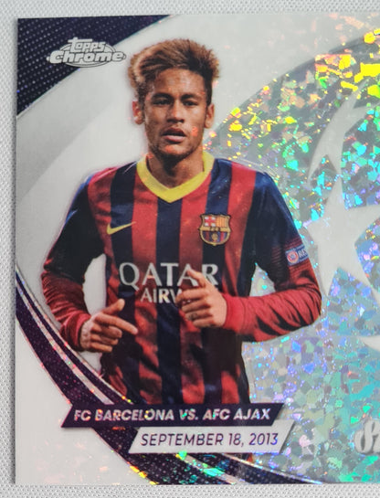 Neymar Jr. - 2024 Topps Chrome Starball Debut #SD-8 FC Barcelona Champions League