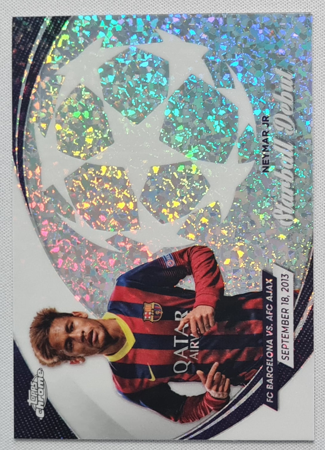 Neymar Jr. - 2024 Topps Chrome Starball Debut #SD-8 FC Barcelona Champions League