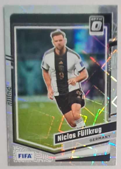 Niclas Fullkrug - 2023/24 Panini Donruss Soccer #30 FIFA Team Germany Optic Silver Velocity