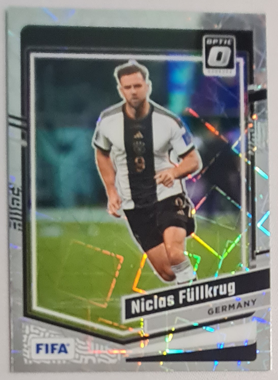Niclas Fullkrug - 2023/24 Panini Donruss Soccer #30 FIFA Team Germany Optic Silver Velocity