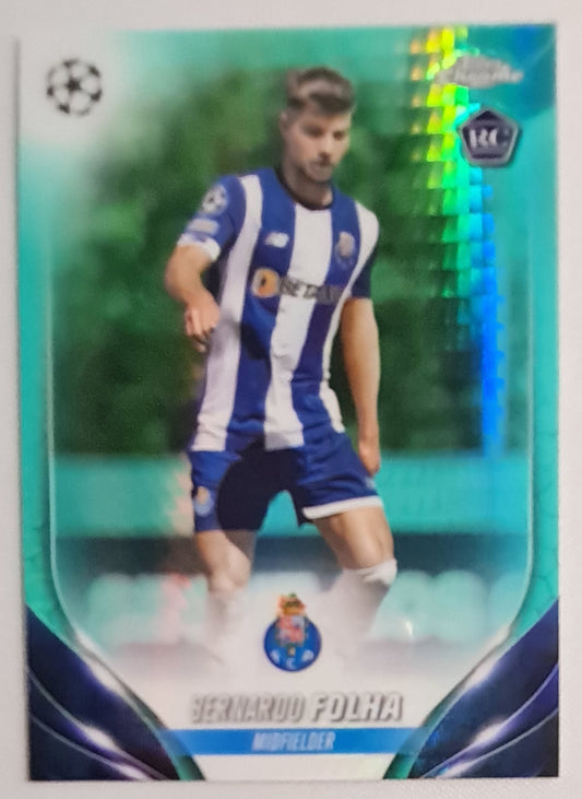 Bernardo Folha - 2024 Topps Chrome (RC) FC Porto #192 CL Aqua Prism