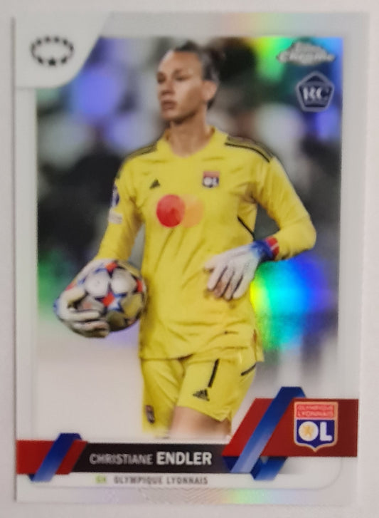 Christiane Endler - 2023 Topps Chrome (RC) Refractor CL Olympique Lyonnais Women