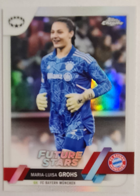 Maria-Luisa Grohs - 2023 Topps Chrome Future Stars #61 Bayern Munchen Women Refractor