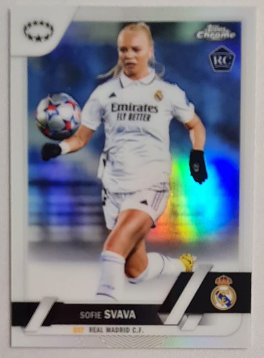 Sofie Svava - 2023 Topps Chrome Real Madrid C.F. Women (RC) #19 CL Refractor