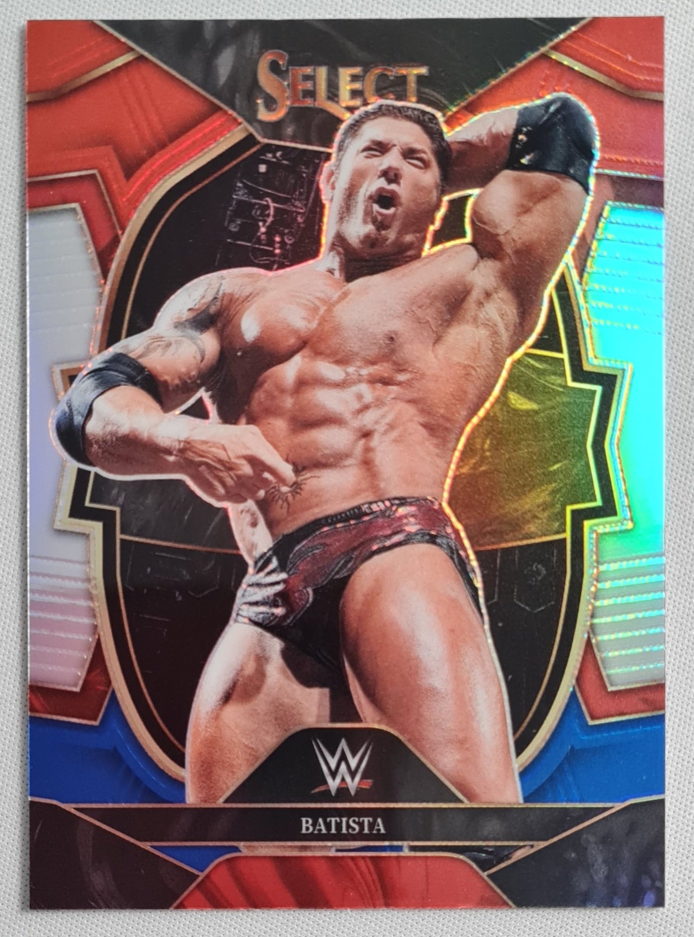 Batista - 2023 Panini Select WWE #67 Concourse Red/Blue