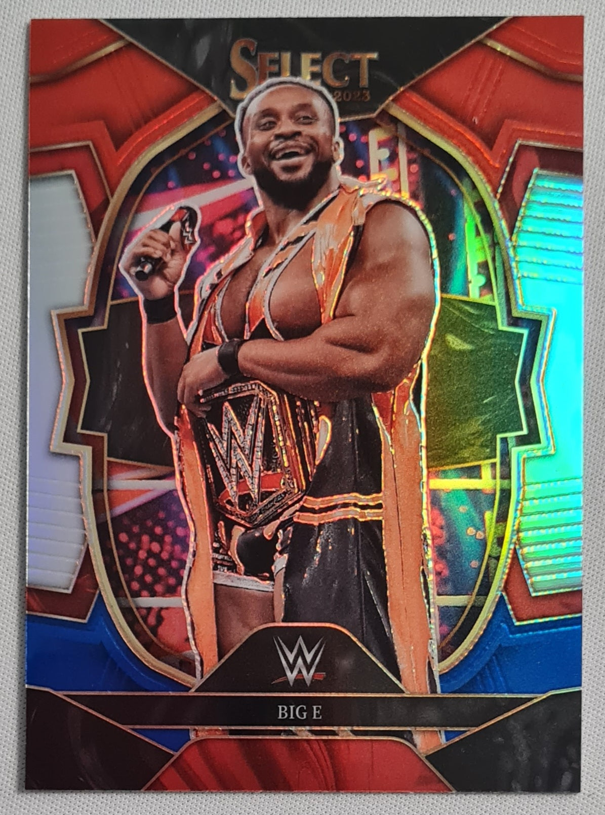 Big E - 2023 Panini Select WWE #2 Concourse Red/Blue