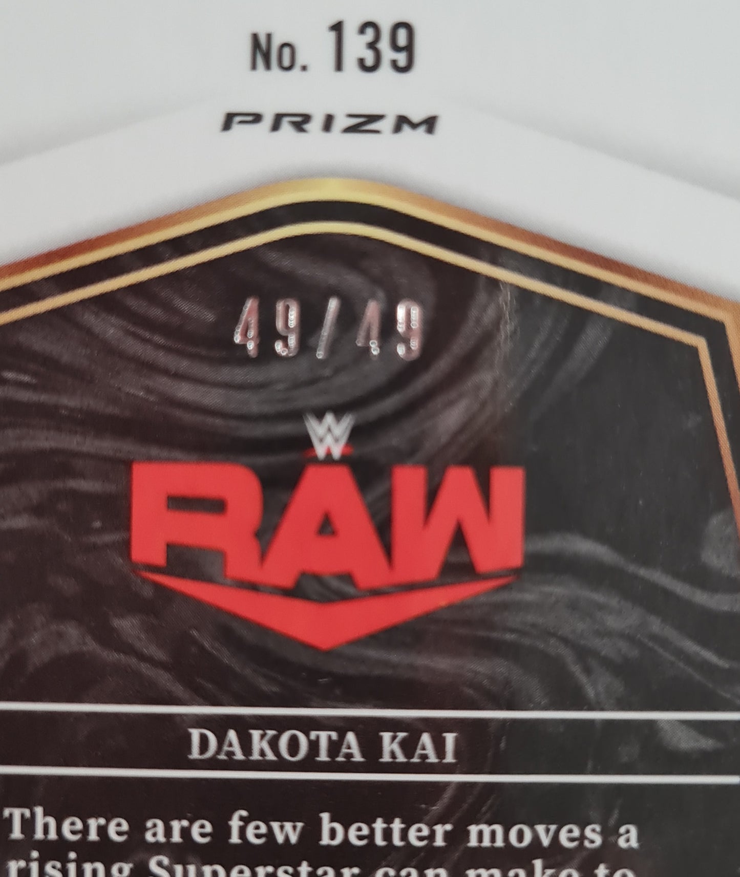 Dakota Kai - 2023 Panini Select WWE Premier Level RAW /49 #139