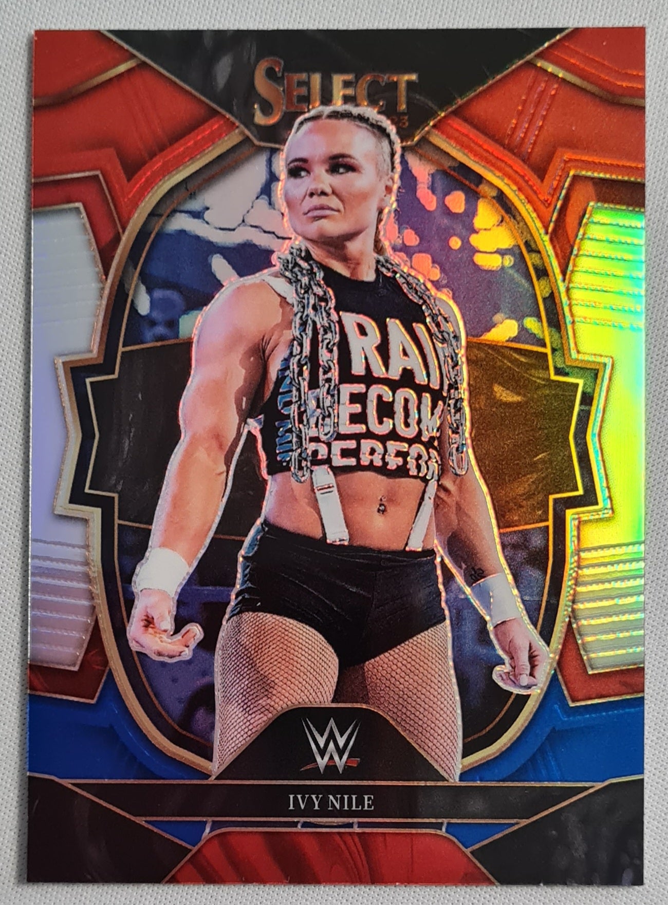 Ivy Nile - 2023 Panini Select WWE Prizm #5 NXT Wrestling Concourse Red/Blue