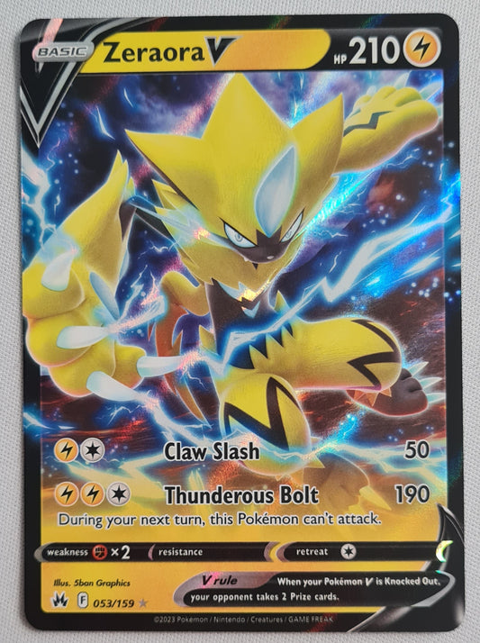 Zeraora - 2023 Pokemon Claw Slah 053/159 Basic HP210