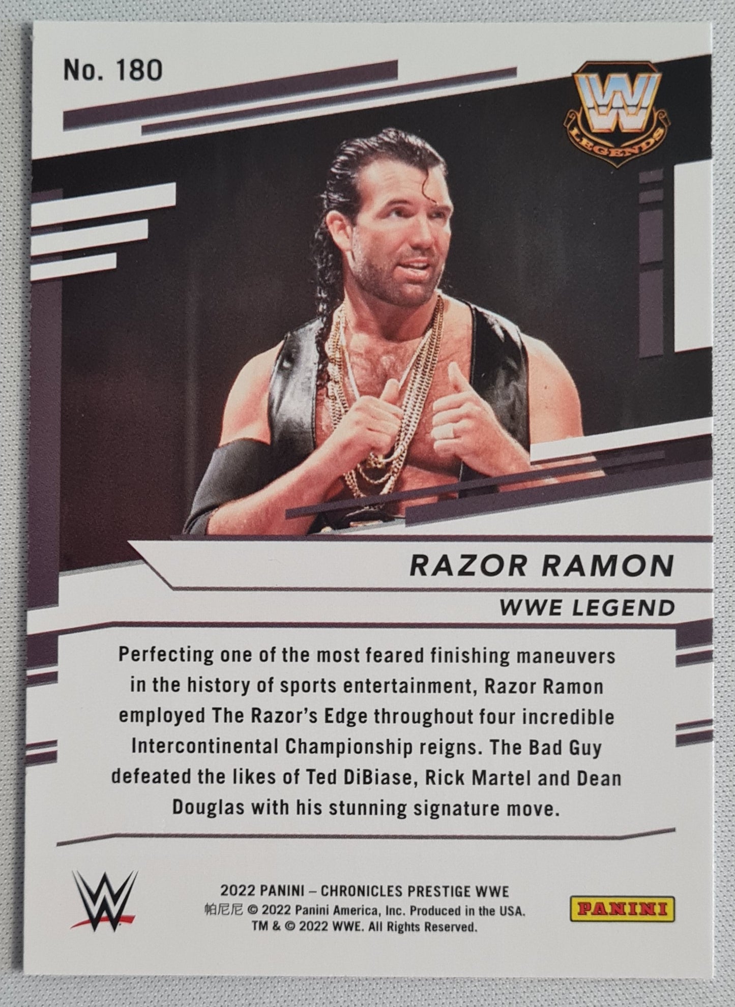 Razor Ramon - 2022 Panini Chronicles Prestige WWE #180