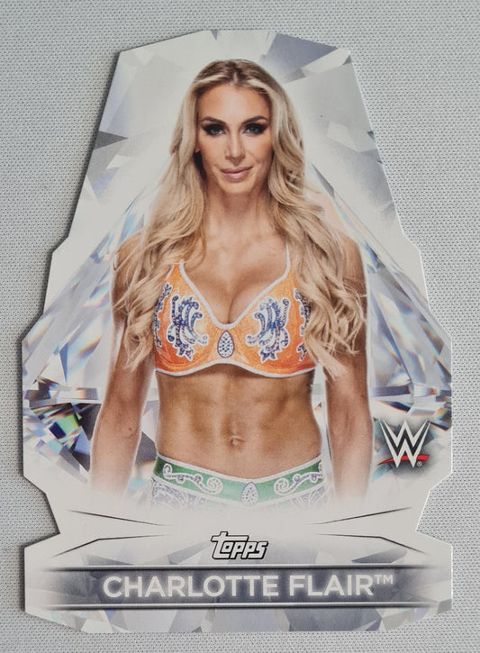 Charlotte Flair - 2021 Topps WWE - RAW DC-1  Womens Division Diamond Cut/ DIE CUT