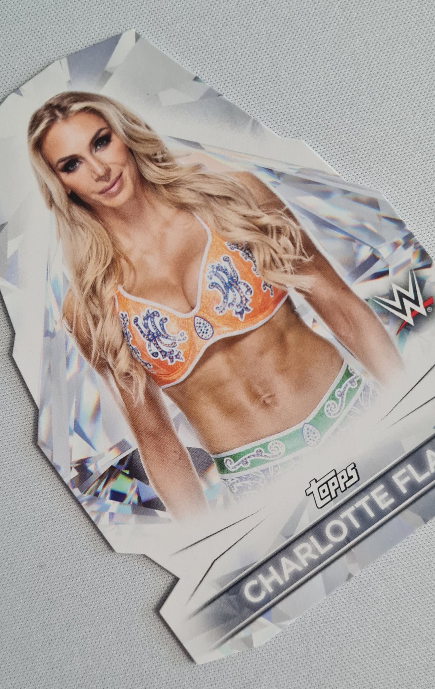 Charlotte Flair - 2021 Topps WWE - RAW DC-1  Womens Division Diamond Cut/ DIE CUT