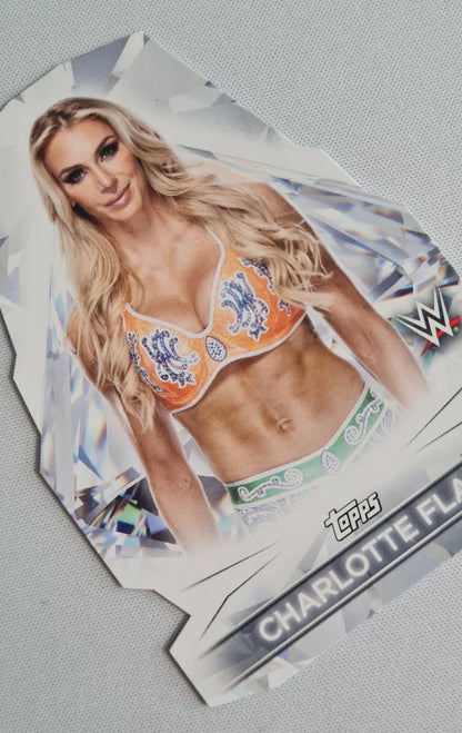 Charlotte Flair - 2021 Topps WWE - RAW DC-1  Womens Division Diamond Cut/ DIE CUT