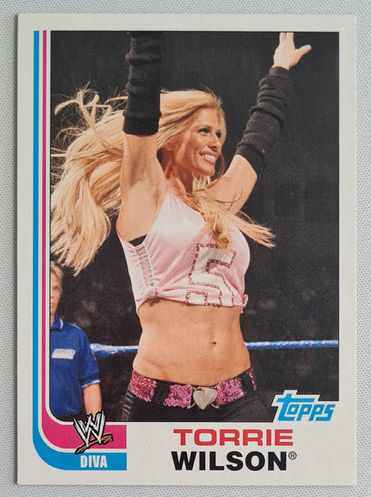 Torrie Wilson - 2007 Topps Heritage #58 WWE Divas Superstar