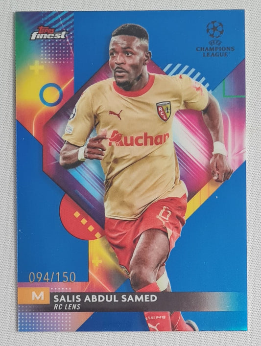 Salis Abdul Samed - 2024 Topps Finest RC Lens RCL #14 CL /150 Blue