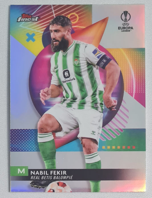 Nabil Fekir - 2024 Topps Finest Real Betis Balompie  #137 CL  Halo Refractor