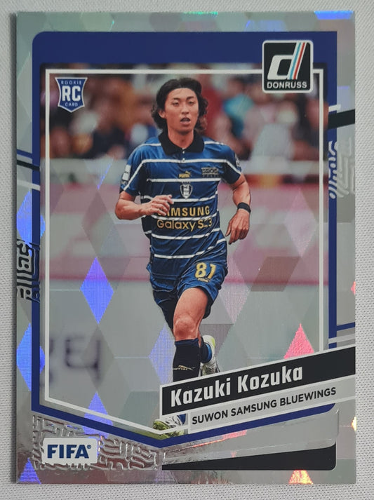 Kazuki Kozuka - 2023/24 Panini Donruss Soccer #174 Suwon Samsunng Bluewings (RC) Silver Cube