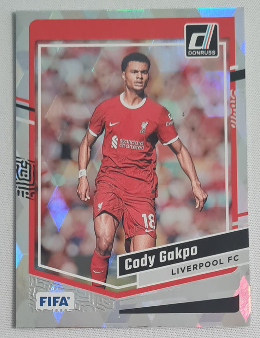 Cody Gakpo - 2023/24 Panini Donruss Soccer #85 Liverpool FC Silver Cube