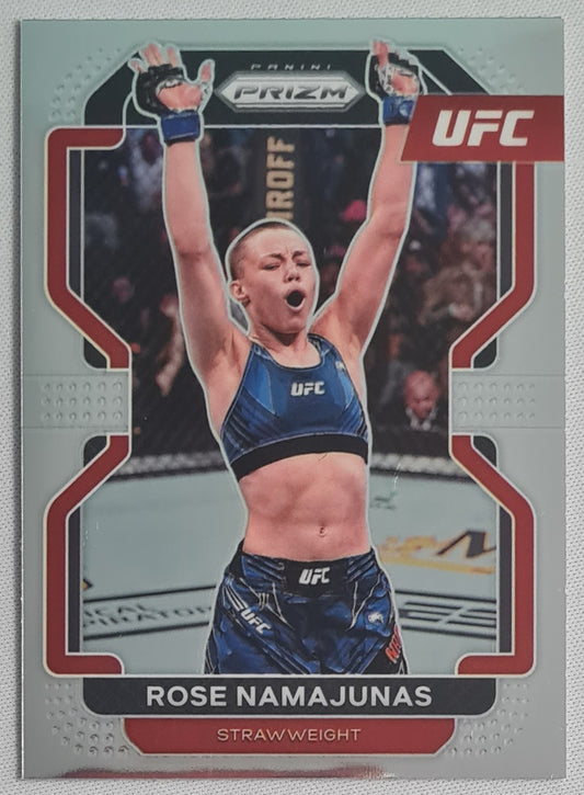 Rose Namajunas - 2022 Panini Prizm UFC #142 "Winning Strawweight title"