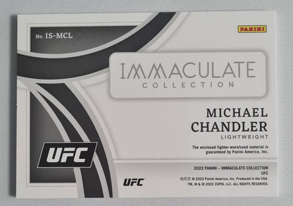 Michael Chandler - 2022 Panini Immaculate Collection #IS-MCL /99 Patch