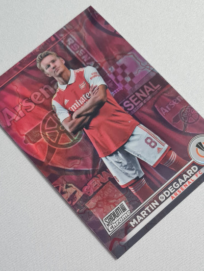 Martin Odegaard - 2023 Topps Stadium Chrome Europa League #87 Arsenal FC  Refractor