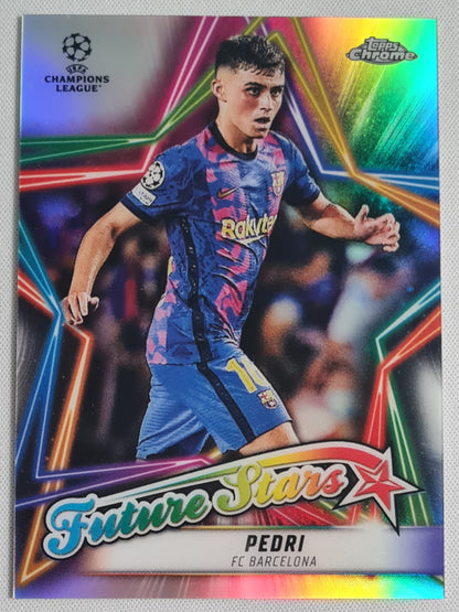 Pedri - 2022 Topps Chrome Future Stars CL #FS-2 FC Barcelona