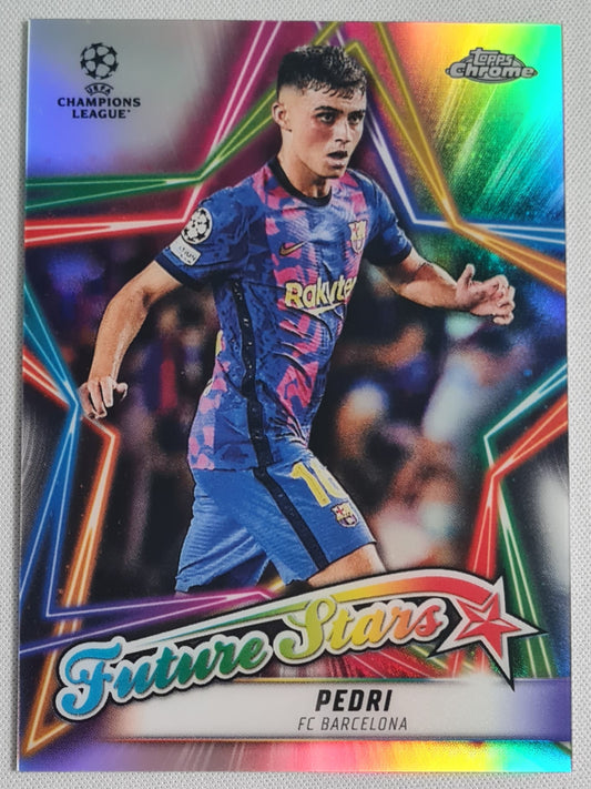 Pedri - 2022 Topps Chrome Future Stars CL #FS-2 FC Barcelona