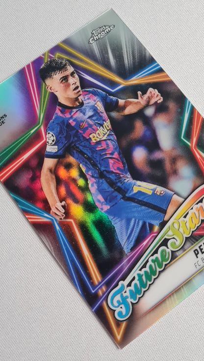 Pedri - 2022 Topps Chrome Future Stars CL #FS-2 FC Barcelona