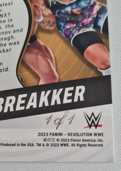 Bron Breakker - 2023 Panini Revolution #99 WWE NXT SSP 1 of 1 (!)