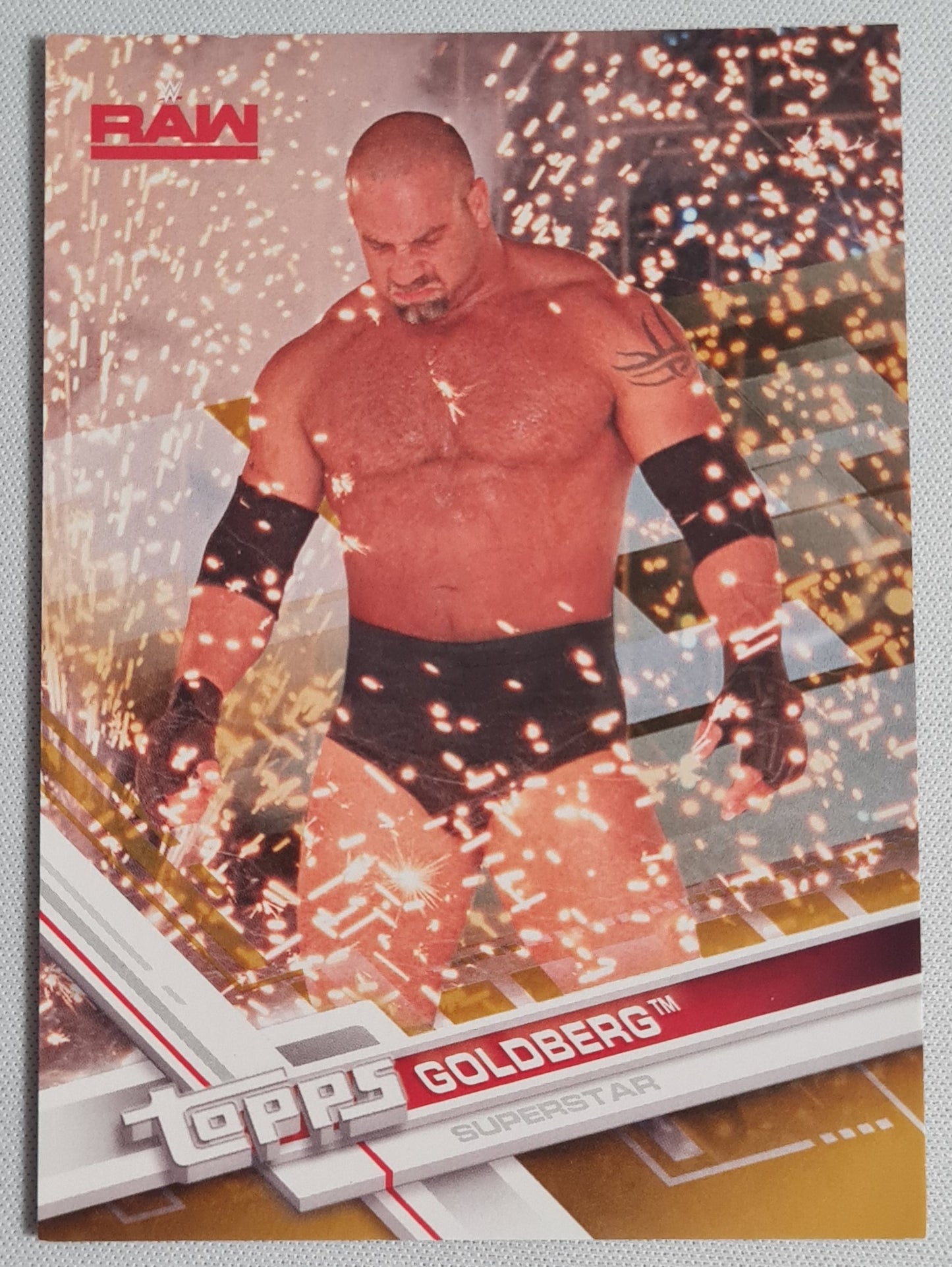 Goldberg - 2017 Topps WWE Superstar RAW /10
