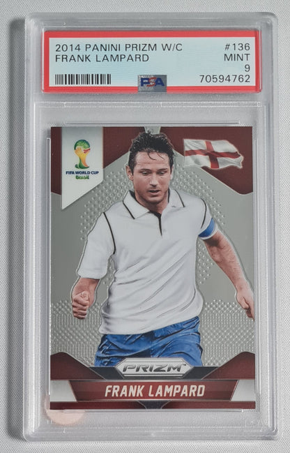Frank Lampard - 2014 Panini Prizm W/C #136 Team England PSA 9