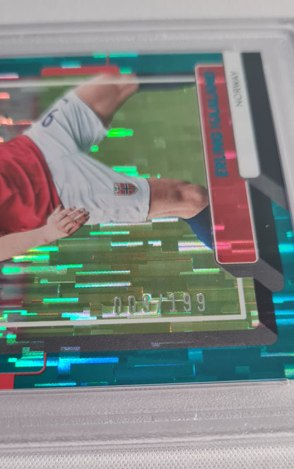Erling Haaland - 2022 Panini Donruss FIFA #84 TEAL PSA 10 Team Norway /199